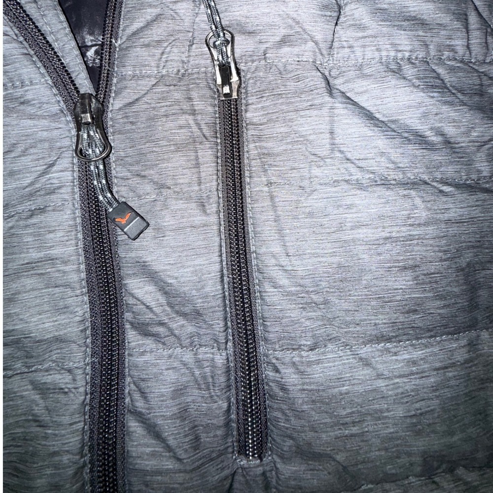 Hawke & Co Sport Down Puffer Vest Mens XXL Gray Full Zip Performance - Picture 5 of 8